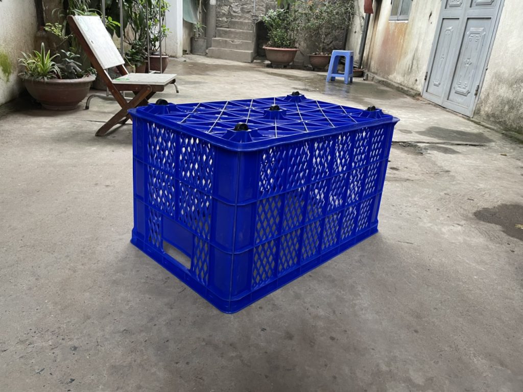 thùng nhựa rỗng 5 bánh xe